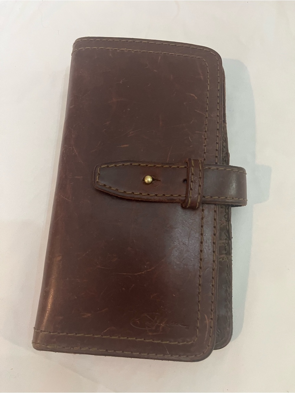 Saddleback Leather Big Wallet in Chestnut
